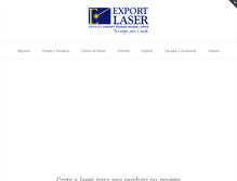 Tablet Screenshot of exportlaser.com.br